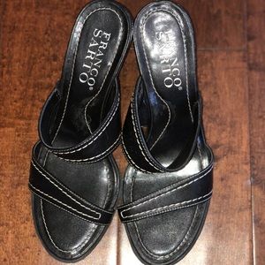 Franco Sarto black heels. Business chic.